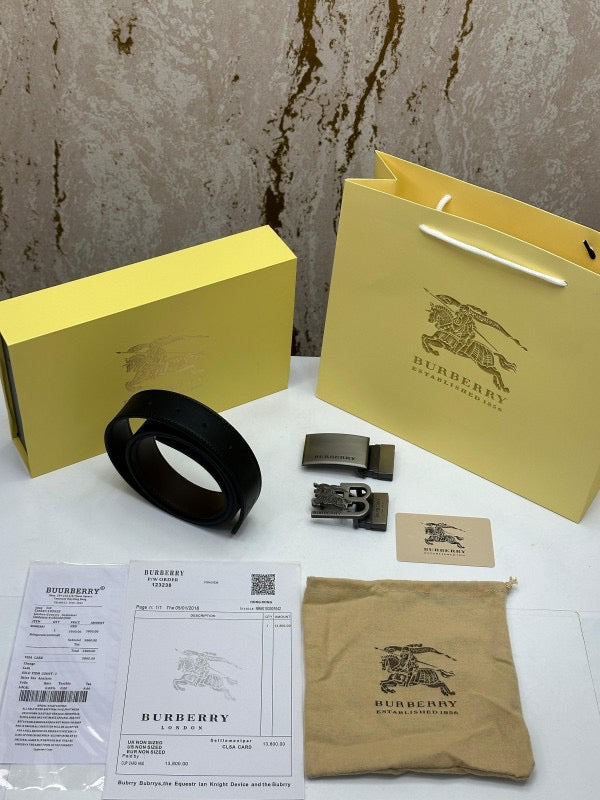 BURBERRY PREMIUM BELT DOUBLE BUCKLE