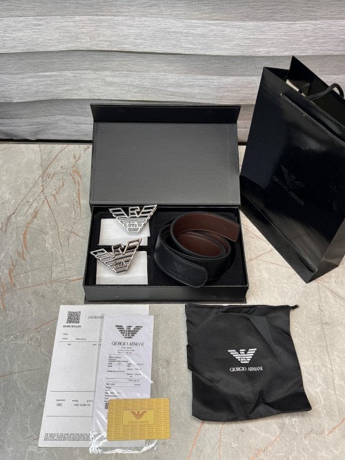 giorgio armani combo belt with og carrybag