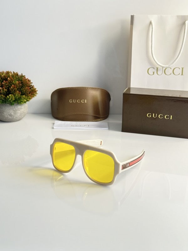 Gucci 0255 Cream Yellow