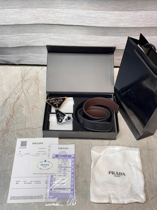 PRADA combo belt with og carrybag