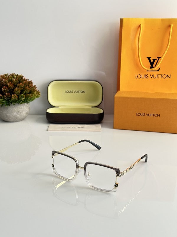 Louis Vuitton 7295 Gold Grey Frame