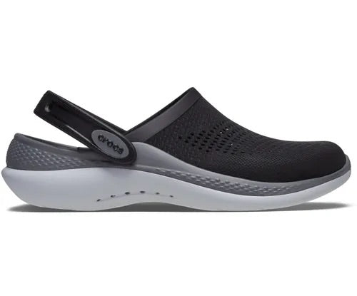 CROCS LITERIDE  360 CLOG BLACK GREY