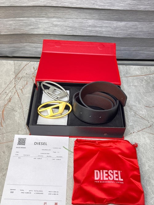 DIESEL combo belt with og carrybag