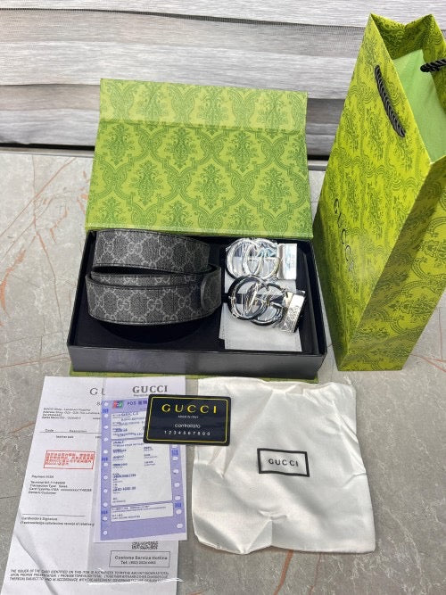 gucci combo belt with ogbox carrybag dustbag