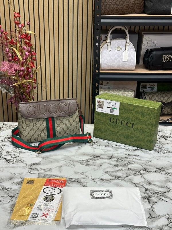 GUCCI NOIR HANDBAG WITH OG BOX AND DUST BAG