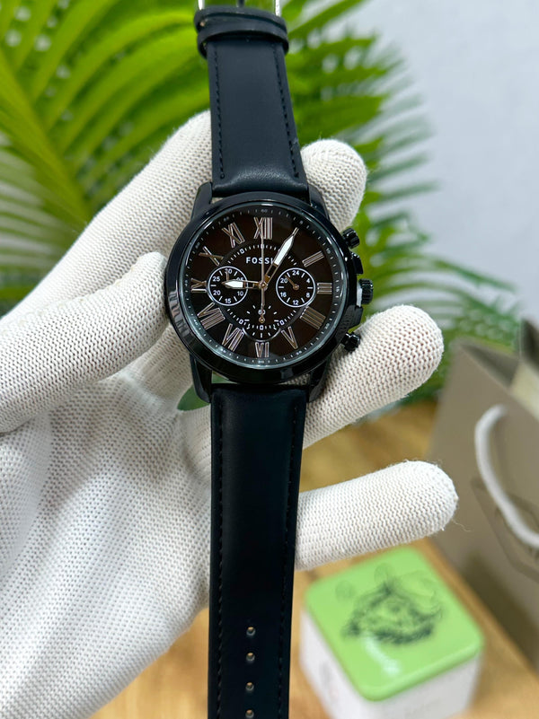 FOSSIL GRANT FULL BLACK