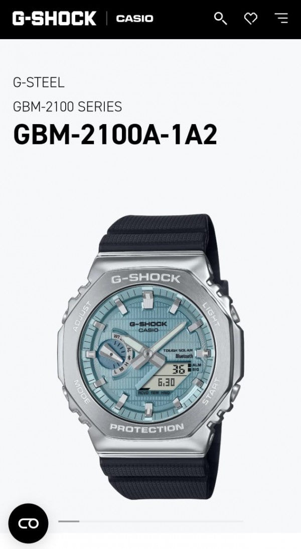 G Shock GBM-2100A-1A2 Tiffany
