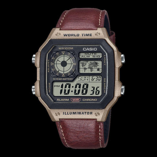 casio world time illuminator ae1200